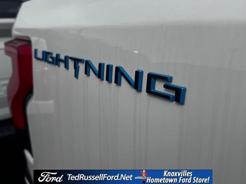 White 2025 Ford F-150 Lightning Flash