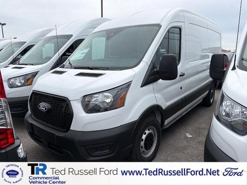 White 2026 Ford Transit-250 148 WB Medium Roof Cargo