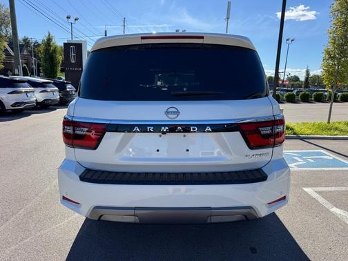 Aspen White 2024 Nissan Armada Platinum