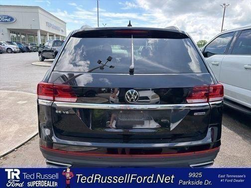 Deep Black Pearl Effect 2021 Volkswagen Atlas 3.6 V6 SE w/ Technology