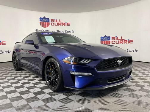 KONA BLUE METALLIC 2018 Ford Mustang EcoBoost Premium