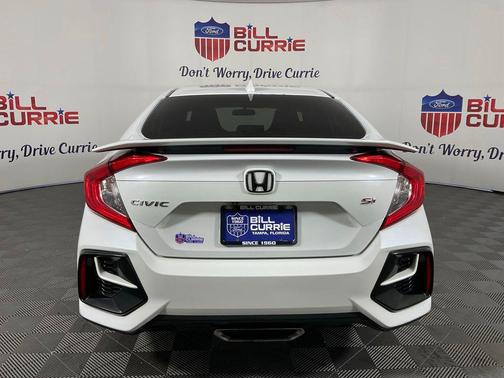 Platinum White Pearl 2020 Honda Civic Si Base
