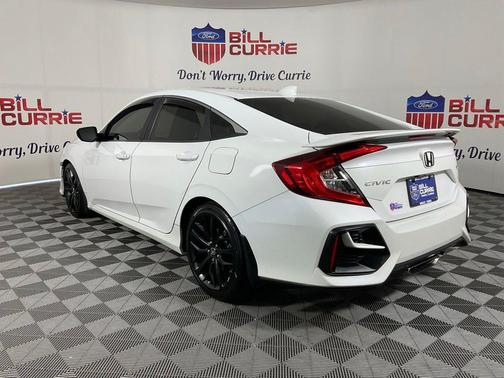 Platinum White Pearl 2020 Honda Civic Si Base