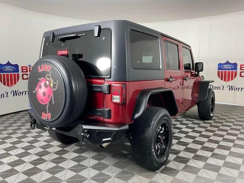 Deep Cherry Red Crystal Pearlcoat 2012 Jeep Wrangler Unlimited Sport