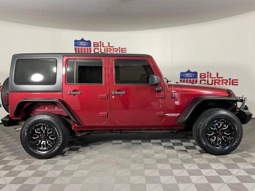 Deep Cherry Red Crystal Pearlcoat 2012 Jeep Wrangler Unlimited Sport