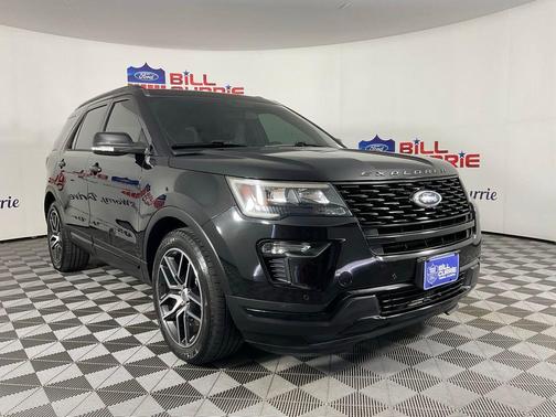 AGATE BLACK METALLIC 2019 Ford Explorer Sport