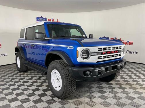 Velocity Blue Metallic 2026 Ford Bronco Heritage Edition
