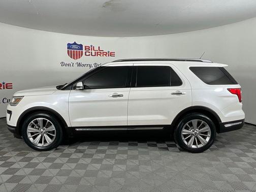 WHITE PLATINUM MET TRI-COAT 2018 Ford Explorer Limited