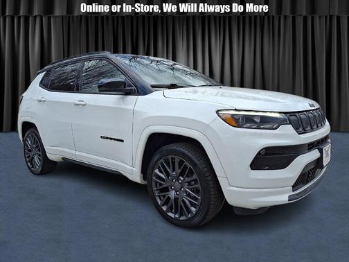 Bright White Clearcoat 2022 Jeep Compass High Altitude