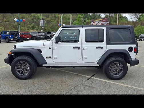 Bright White Clearcoat 2025 Jeep Wrangler Sport S