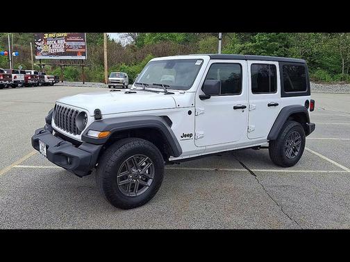 Bright White Clearcoat 2025 Jeep Wrangler Sport S