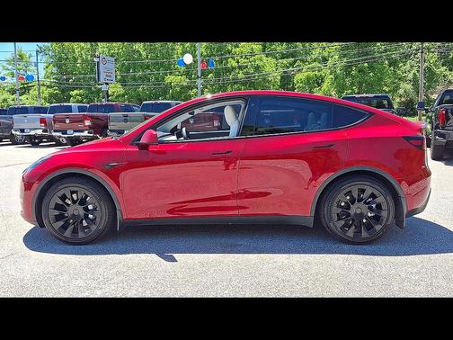 Red Multi-Coat 2021 Tesla Model Y Long Range Dual Motor All-Wheel Drive
