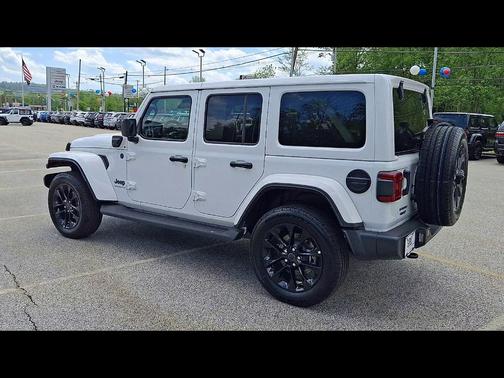 Bright White Clearcoat 2025 Jeep Wrangler 4xe Sahara