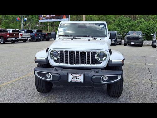 Bright White Clearcoat 2025 Jeep Wrangler 4xe Sahara