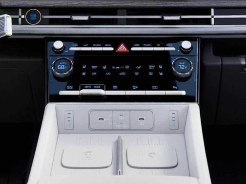 Atlantis Blue 2027 Hyundai SANTA FE HEV Calligraphy