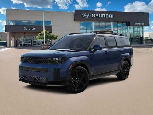 Atlantis Blue 2027 Hyundai SANTA FE HEV Calligraphy