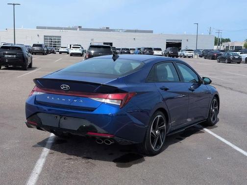 Intense Blue 2023 Hyundai ELANTRA N Line
