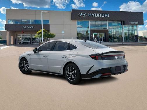 Serenity White 2026 Hyundai SONATA Hybrid Base