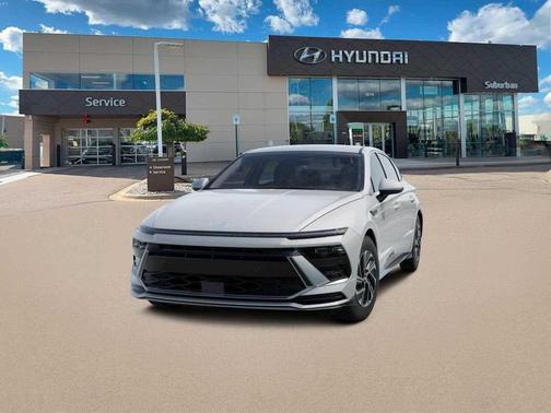 Serenity White 2026 Hyundai SONATA Hybrid Base