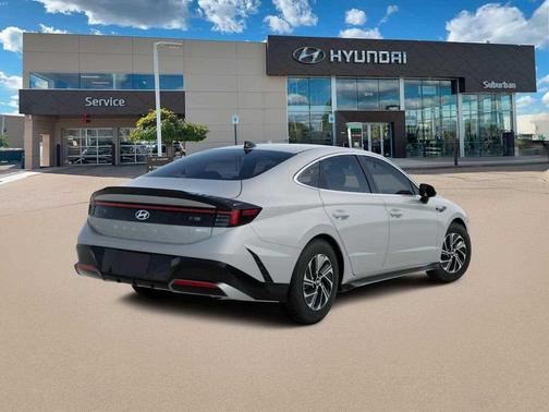 Serenity White 2026 Hyundai SONATA Hybrid Base