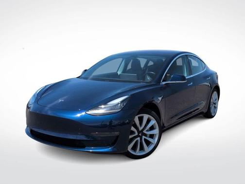 Deep Blue Metallic 2018 Tesla Model 3 Long Range
