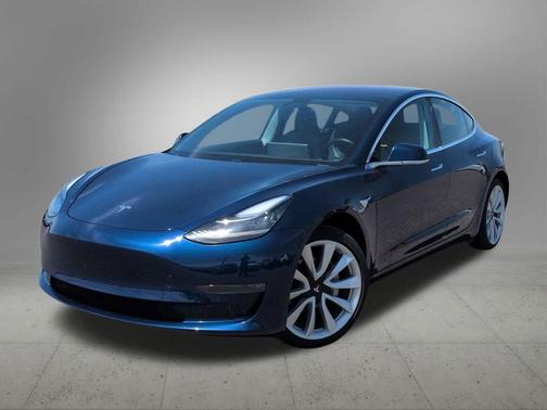 Deep Blue Metallic 2018 Tesla Model 3 Long Range