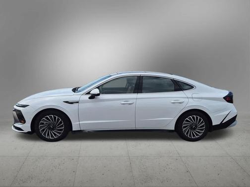 Serenity White 2026 Hyundai SONATA Hybrid Limited