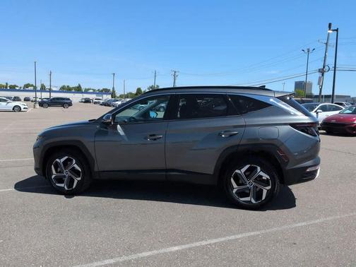 Amazon Gray 2023 Hyundai TUCSON Limited
