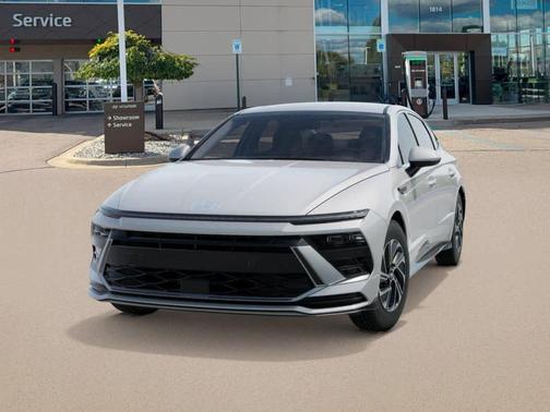 Serenity White 2026 Hyundai SONATA Hybrid Base