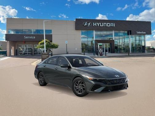 Amazon Gray 2026 Hyundai ELANTRA HEV Blue