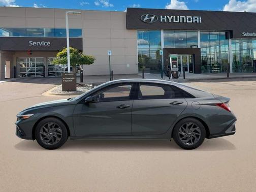 Amazon Gray 2026 Hyundai ELANTRA HEV Blue