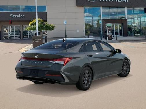 Amazon Gray 2026 Hyundai ELANTRA HEV Blue