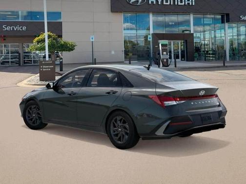 Amazon Gray 2026 Hyundai ELANTRA HEV Blue