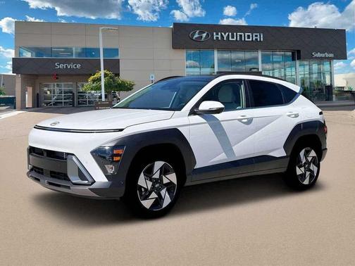 Atlas White 2026 Hyundai KONA Limited