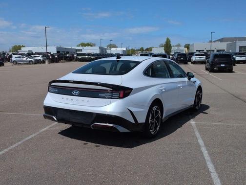 Serenity White 2026 Hyundai SONATA SEL