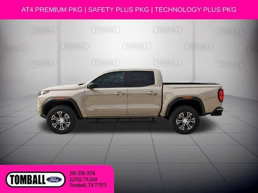 Desert Sand Metallic 2023 GMC Canyon AT4