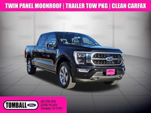 AGATE BLACK METALLIC 2023 Ford F-150 PLATINUM Truck