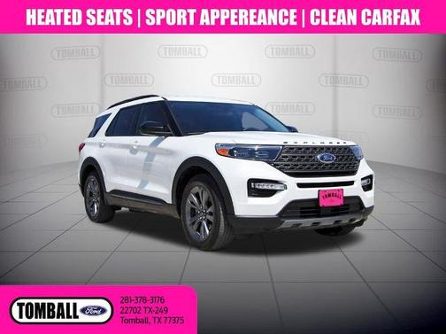 STAR WHITE MET TRI-COAT 2023 Ford Explorer XLT