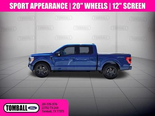 ATLAS BLUE METALLIC 2023 Ford F-150 XLT