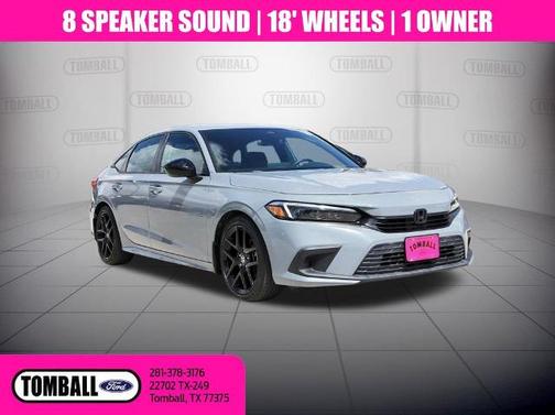 Gray 2022 Honda Civic SPORT
