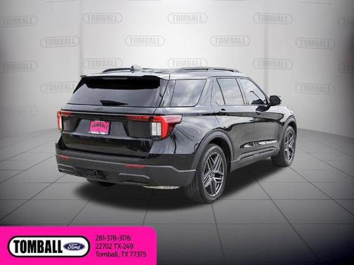 AGATE BLACK METALLIC 2025 Ford Explorer ST-LINE