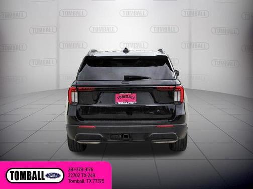 AGATE BLACK METALLIC 2025 Ford Explorer ST-LINE