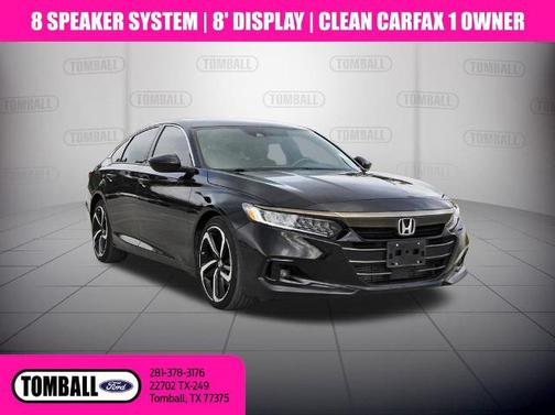 Crystal Black Pearl 2022 Honda Accord SPORT 1.5T Sedan