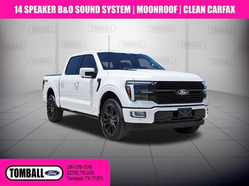 STAR WHITE METALLIC TRICOAT 2024 Ford F-150 PLATINUM Truck