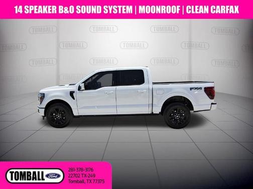 STAR WHITE METALLIC TRICOAT 2024 Ford F-150 PLATINUM