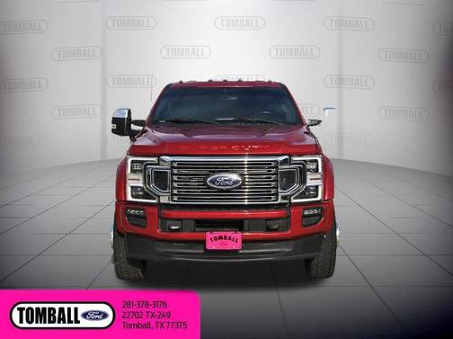 RAPID RED 2022 Ford F-450 PLATINUM DRW