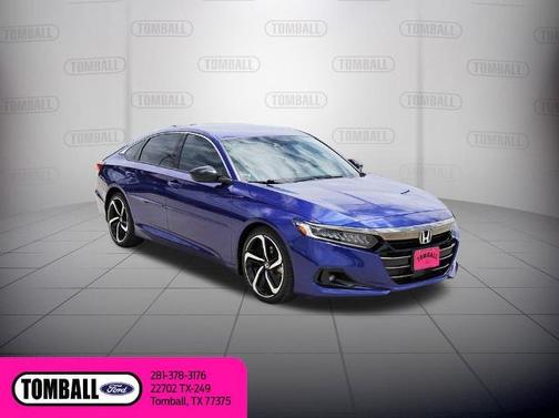 Blue 2022 Honda Accord SPORT 1.5T