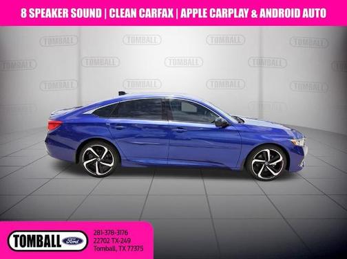 Blue 2022 Honda Accord SPORT 1.5T