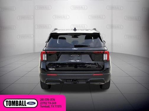 AGATE BLACK METALLIC 2025 Ford Explorer ST-LINE