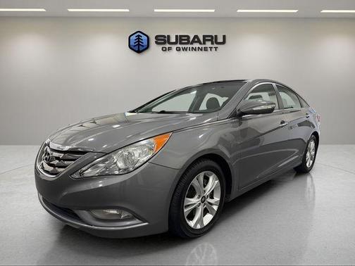 Harbor Gray Metallic 2013 Hyundai SONATA Limited